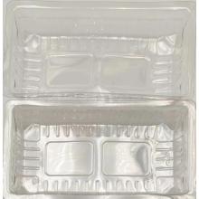 Caixa de embalagem de bandeja de alimentos para animais de estimação alta transparente