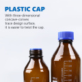 Transparent Brown Glass Reagent Bottle