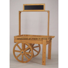 Wood Display Cart