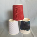 Ripple Kraft Paper Coffee Cups ripple wall cup  8/10/12/16 OZ