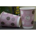 Double Wall Hot Paper Cup Take Away Coffee Tea Disposable Cups