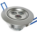 3w round led recessed down light