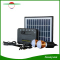 Mini Solar Power System with LED Spotlight Solar Home Kit with Detached Solar Panel with USB Port for Mobile Charge