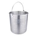 64QT Stainless Steel Stock Pot with Basket