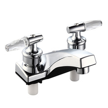 4" Cencter Set Lavatory Plastic Faucet (smooth and easy opening)