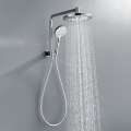 Douche jumelle compacte ronde