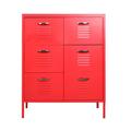 Metal nice home locker storage drawer cabinets