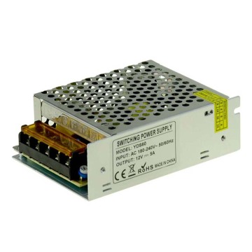 Alimentation à découpage 60W 12V 5A LED