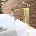 Deck Mounted Hot and Cold Waterfall Faucet