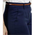 Pantalon slim bleu marine pour femme