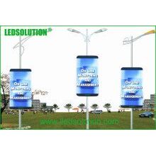 P6 Outdoor Advertising Street Light Pole Poster LED Display