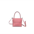 Square buckle decorative leather shoulder bag handbag