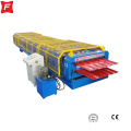 Panneau de toit en acier couleur Double Deck Machine