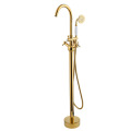 sanitary ware  brass gold luxury full set bathroom bathtub hand shower kit