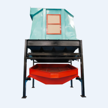 Counterflow Wood Pellet Cooler with Cyclone