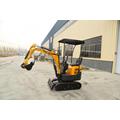 1ton mini excavator with steel track or rubber