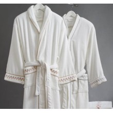 Canasin 5 Star Hotel Velour Bathrobe Luxury 100% cotton