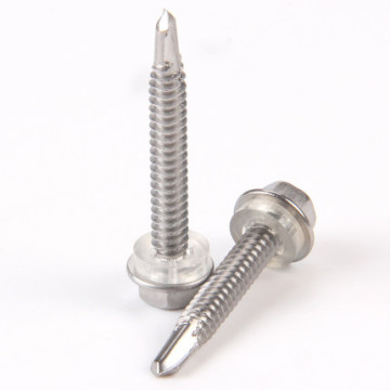 Hexagon flange head drilling screws DIN7504K