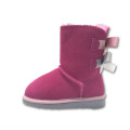 Children Kids Snow Fashion Boots with Double Bows