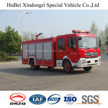 8ton Dongfeng Type de réservoir d&#39;eau et de mousse Fire Fighting Engine Truck Euro 4