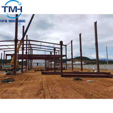 steel structure metal warehouse with paint