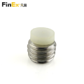 Stainless Steel White Plastic Headless Nylon Tip Set Screw