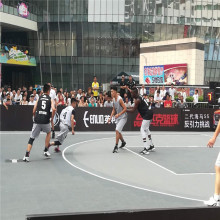 Fiba 3x3 Mat de la cancha de baloncesto de baloncesto