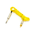 High Quality Soft Silicon RCA Tattoo Clip Cord Yellow