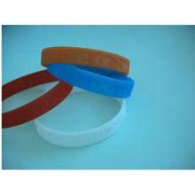 Bracelete de silicone personalizado, Pulseira de moda de silicone, Silicone de pulseira