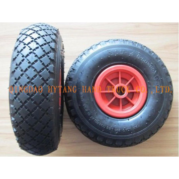 rubber wheel with plastic rim