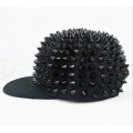 Flat bill hip-hop dance hat rivet baseball cap hat