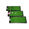 Golf Hitting Mats with Handle and Rubber Base