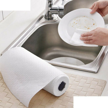 Disposable Nonwoven Fabric Spunlace Rolls Wipes for Kitchen