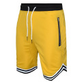 Shorts de entrenamiento atlético para hombre con bolsillo con cremallera