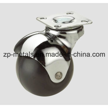 Rubber/PVC Swivel Ball Caster Wheel