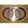 Concrete pump spare Parts Spectacle Plate concrete glass plate for SANY truck mounted concrete pump