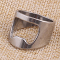 Stainless Steel Ring With Beer Bottle Opener