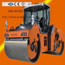 Hydraulic Walk Behind Double Drum Vibratory Road Roller Compactor