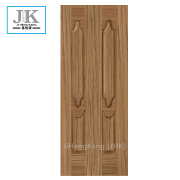 Diseños de puerta frontal de madera de teca JHK HDF con puerta de madera