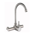 New design nickel brushed kitchen mixer taps