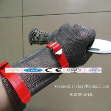 Manga larga de acero inoxidable guantes de protección / manga larga guantes de carnicero