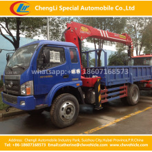 Foton Light Telescope Straight Arm Crane Mounted Wrecker Truck