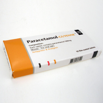 Guyenne Antiprretic & Analgestic Paracetamol 10 comprimidos de 500mg