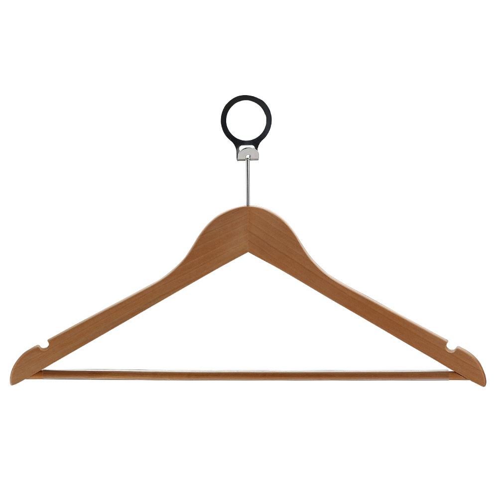 Wooden Hanger with Clip