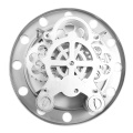 Classic Stainless Steel Gear Wall Clocks