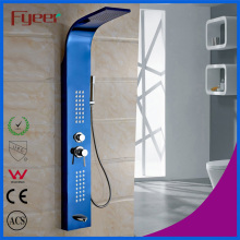 Panel de ducha de color azul de acero inoxidable 304