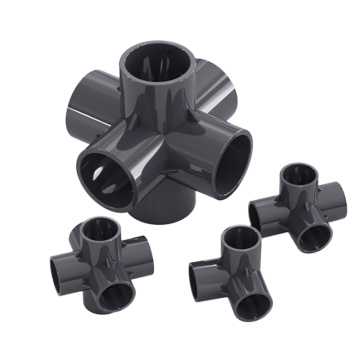 PVC Connector 4 Way Cross Pipe Fitting