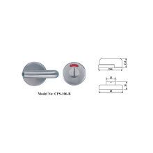 Indicateur d&#39;intimité des toilettes verrouillage de partition rotative