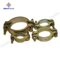 Heavy duty double bolt hose clamp