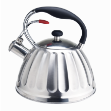 metal strong handle whistling coffee tea kettle